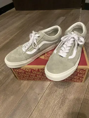 반스 올드 스쿨 (피그 스웨이드) MossGlay 27.5cm