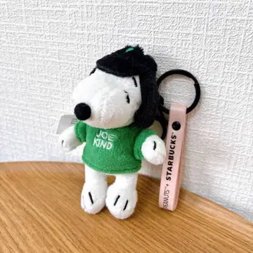 스벅 스누피 키체인 마스코트 키링 미사용품