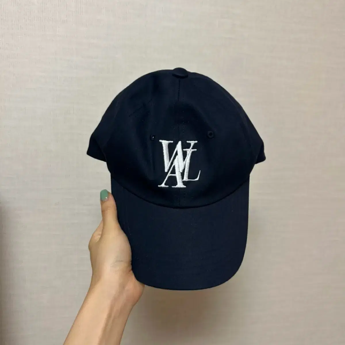 [WOOALONG]★Signature Logo ball cap SF5AAC252 Deep signature logo ball cap - Coated BLACK - WOOALONG | 60