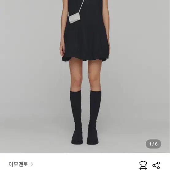Jennie着用 AMOMENTO VOLUME MINI DRESS 韓国 AMOMENTO | 아모멘토 Amomento Volume Mini Dress worn by