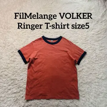 FilMelange VOLKER 링거 T 셔츠 살몬 핑크 5