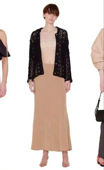SeaRoomlynn GLOSS RIB 머메이드 스커트