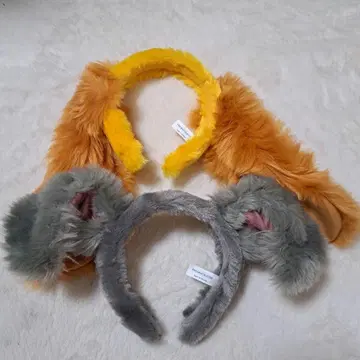 디즈니 강아지 이야기 레이디 트럼프 머리띠 2개 세트