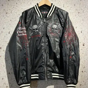 MAD PUNKS 해골 거미 자수 봄버 자켓 머드 펑크 아카이브