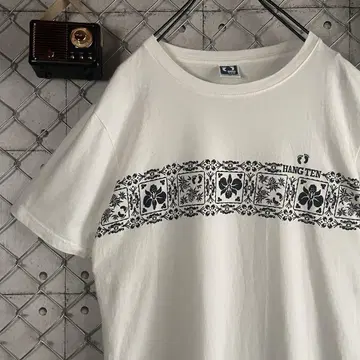 HANG TEN 한텐 티셔츠 하이비스커스 프린트 M