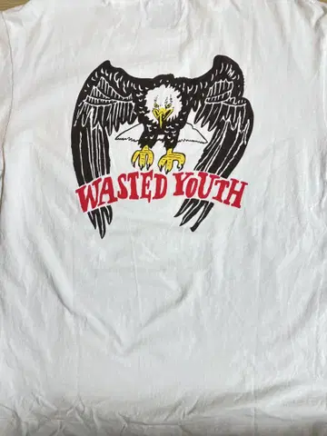 Wasted youth 티셔츠 화이트 XL