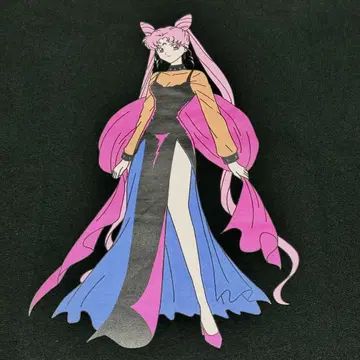 세일러문 블랙 레이디 프린트 티셔츠 PUNYUS 와타나베 나오미