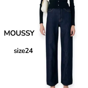 MOUSSY COTTON LINEN 90S STRAIGHT 사이즈 24