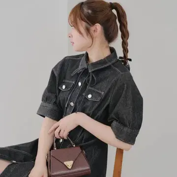 ANOTHER BRANCH OLIVE des OLIVE 데님 원피스