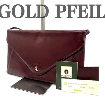GOLD PFEIL 2way 클러치백 숄더백 보르도