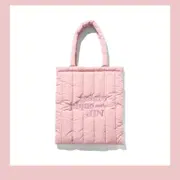 BTS 진 Jin gelato pique 젤라또 피케 퀼팅 토트 백 핑크 | 브랜드