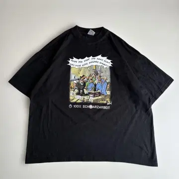 (구제 의류) 00년대 아트 티셔츠 프린트 cityboy