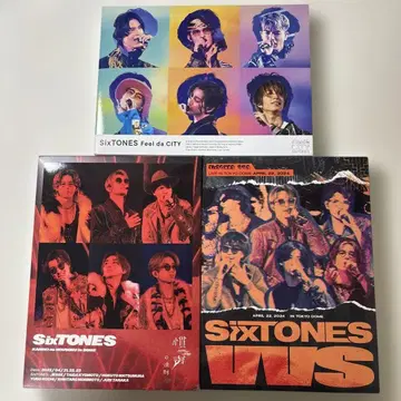 SixTONES 라이브 BluRay 원반 세트