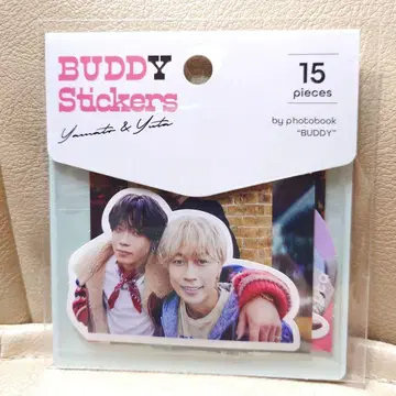 코무돗토 초기 멤버 BUDDY 스티커 플레이크 씰