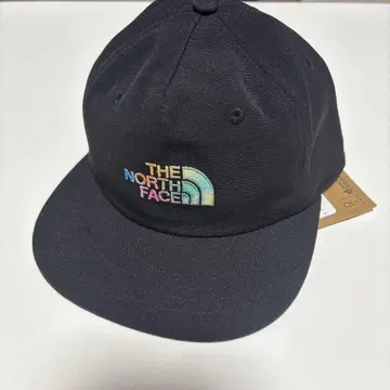 THE NORTH FACE 블랙 캡 미국 한정판 프라이드 자수 캡