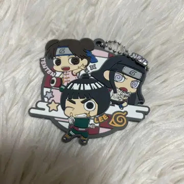 NARUTO 가이반 히나타 나사 텐텐 락 리 러버 스트랩