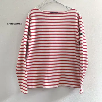 세인트 제임스 SAINT JAMES 보더 웨쌍 핑크 빨간색