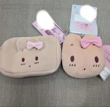 시마무라 아오키 미사코 산리오 마론 크림 참 파우치 2개 세트