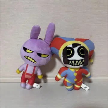 어메이징 디지털 서커스 볼 체인이 달린 봉제 인형 2개 세트