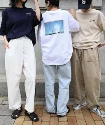 CANALJEAN 1975TOKYO "You made" 자수 루즈 티셔츠