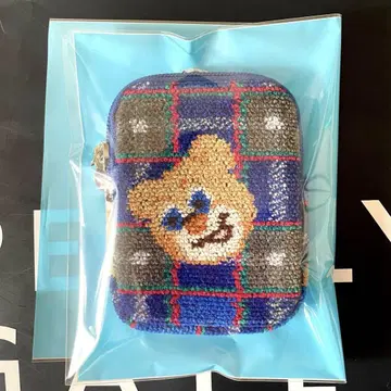 러블리 타탄 테디 파우치 한정판 러블리 페이러