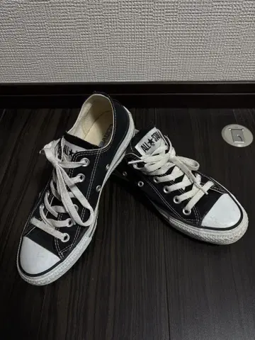 CONVERSE ALL STAR 블랙 스니커즈 24.0