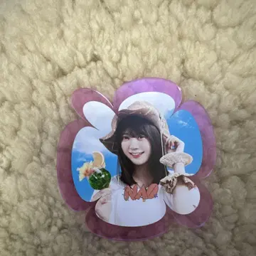 토미사토 리나 아크릴 코스터 꽃 모양