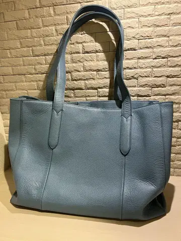 PELLE MORBIDA 토트백 라이트 블루 Colore