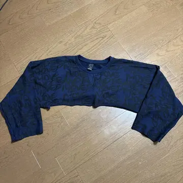 Sensation Wear 네이비 로고 프린트 티셔츠 S