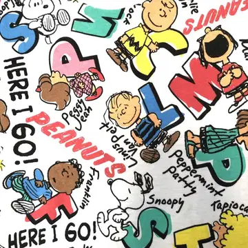 PEANUTS 컬러풀 티셔츠 M UNIVERSAL STUDIOS JP