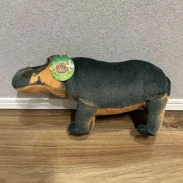 REAL ANIMAL 하마 봉제 인형 리얼 애니멀
