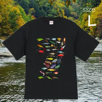 하이퀄리티 티셔츠 낚시 루어 컬러풀 IOD0480078L
