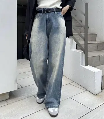 mystic 오버다이 와이드 데님 사이즈 1