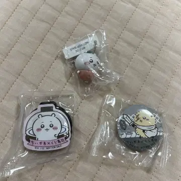 쿠라스시 비쿠라폰 치이카와 (먼작귀) 마그넷 캔 배치 키링 덤