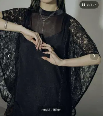아지메 레이스 드레스