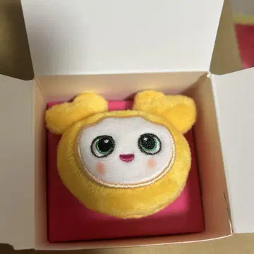 지효 봉제 인형 반지