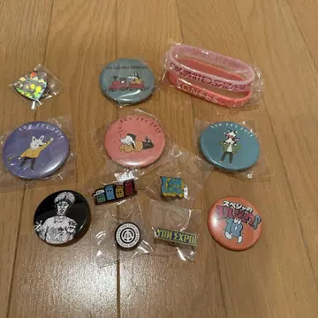 04 Limited Sazabys 핀 배지 + 키링 + 러버 밴