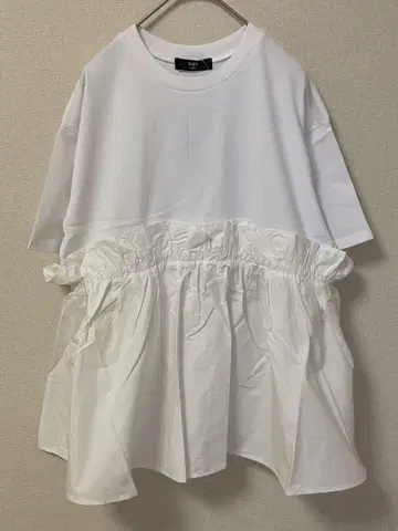 미사용 새상품 SHIPS colors 후하쿠 도킹 TEE 화이트 티셔츠