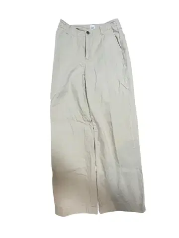GAP 배기 데님 화이트
