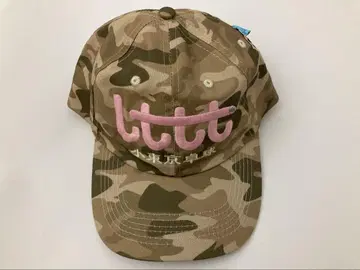 LTTT 카모 패턴 야구 모자 핑크 자수