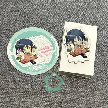 아이나나 애니 카페 오가미 마리 아크릴 스탠드 코스터