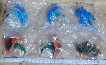 가보자 보통 비행 시 색상 세트 분장 괴수 가보자 & 기메론 가챠