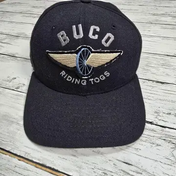 BUCO RIDING TOGS 자수 캡 모자 CAP USA제 블랙