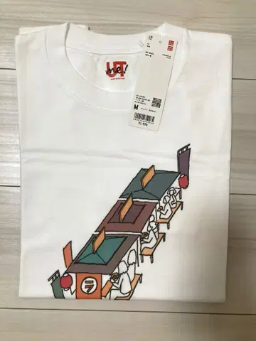 미사용 새상품 유니클로 후쿠오카 한정판 텐진 라면 UT 티셔츠 M