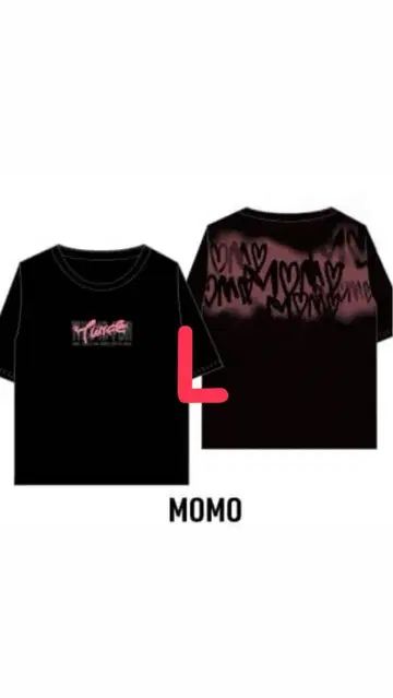 TWICE POPUP 티셔츠 허벅지 L 사이즈