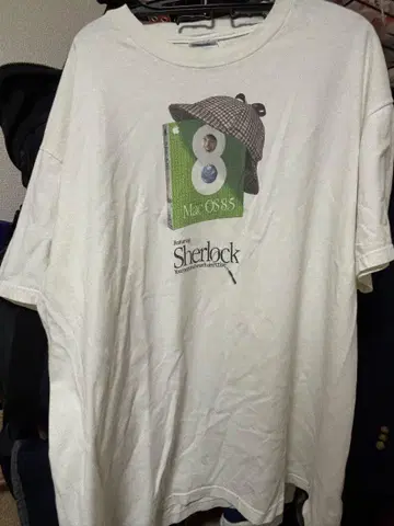 Mac OS 8.5 Sherlock 티셔츠 XL
