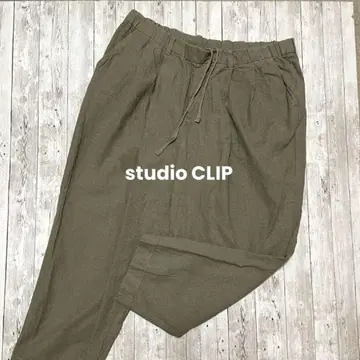 studio CLIP 스튜디오 클립 캐주얼 팬츠 빅 루즈 카키
