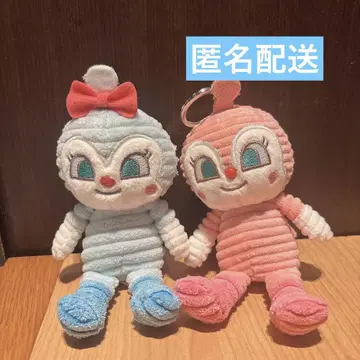호빵맨 뮤지엄 한정판 마스코트 짤랑이 코킨 2종 세트