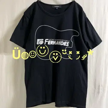 Fender 펜더 기타 티셔츠 블랙 재미 남성용