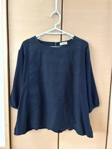 사만사 모스모스 레이스 이소재 도킹 블라우스 셔츠